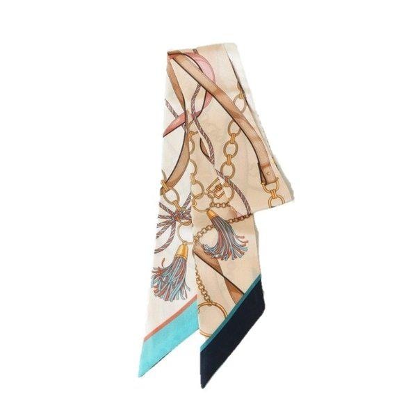 AK水原店 ハンドバッグ ピンク チェーン プリント プチスカーフ DCSC5F255