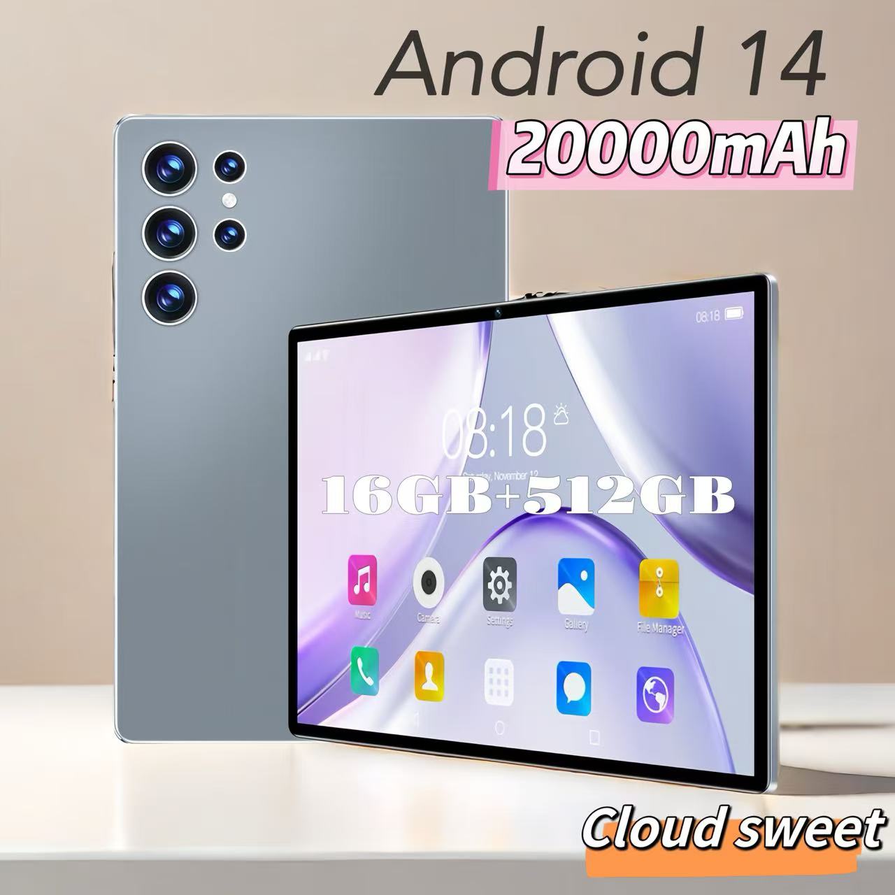 Android14.0 タブレット PC 本体 端末 10.1インチ Bluetoothヘッドホン無料贈呈 20000mAh大容量バッテリー Wi-Fiモデル+SIM 4G LTE通信 2.4/5G