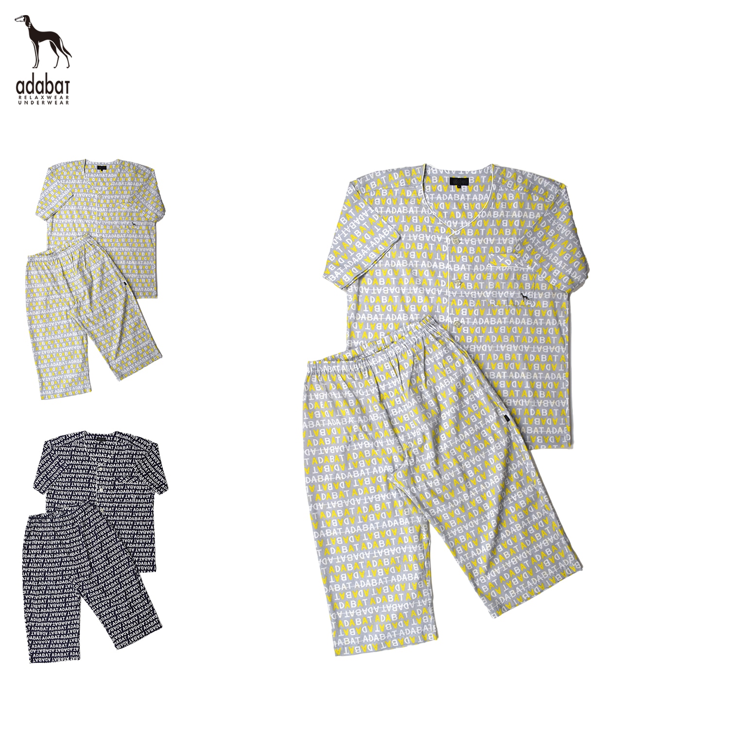 ルームウェア 部屋着 セットアップ ナイトウェア メンズ 前開き 半袖テーラードパジャマ グレー ネイビー 0041-87