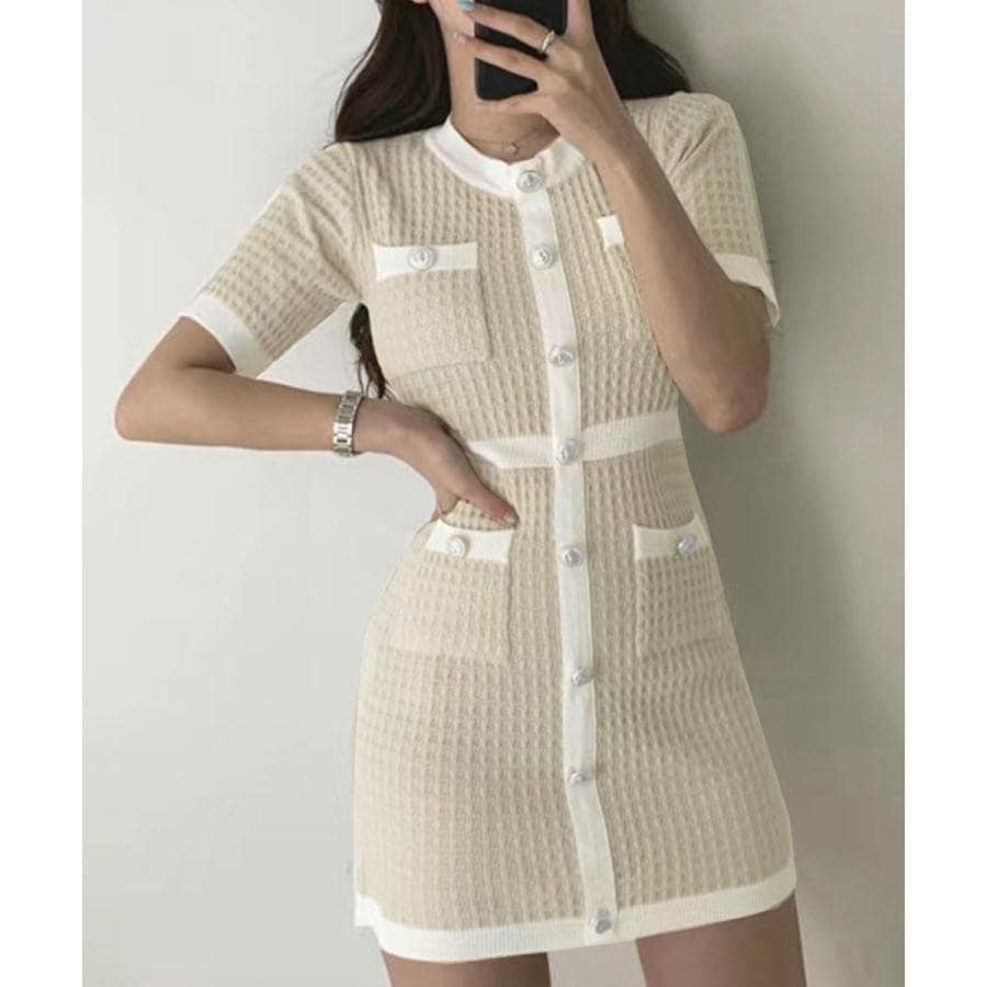 ミニニットワンピース タイトワンピース夏30%までに制限