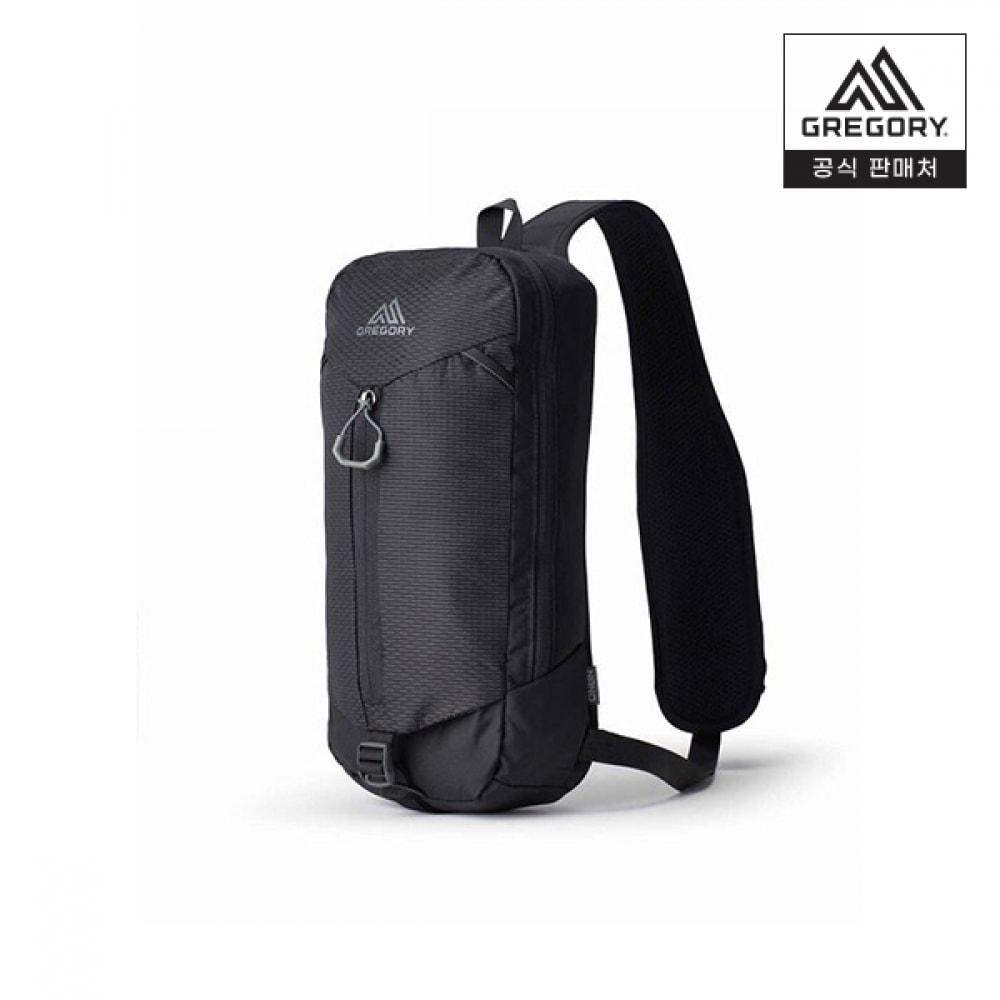 (グレゴリー) グレゴリーナノスリングバッグ-オブシディアンブラックアウトドアバッグ