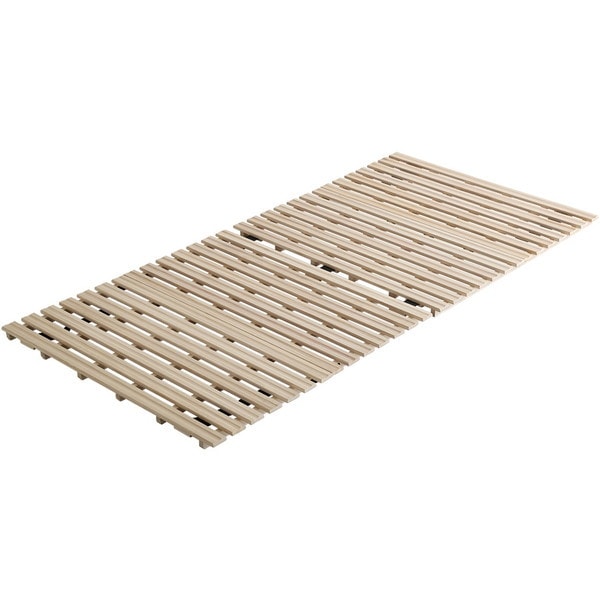 ホームテイスト KIR-2-S すのこベッド 2つ折り式 桐仕様(シングル) Coh-ソーン- ナチュラル メーカー直送