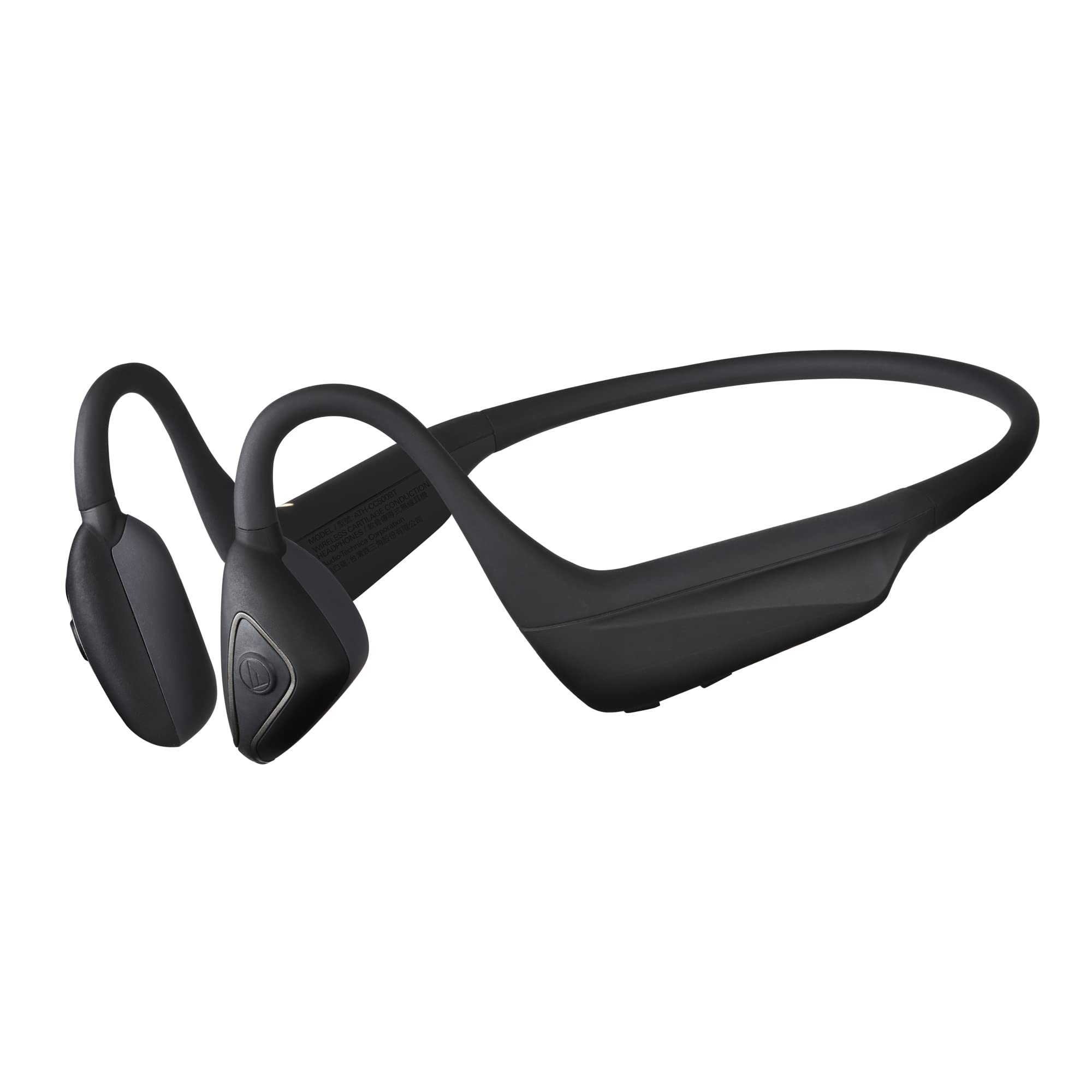 オーディオテクニカ ワイヤレスイヤホン bluetooth 軟骨伝導/aptx HD/マルチポイント/マイク付き/通話品質強化/ノイズキャンセリング/プリセットEQ / 最大約20時間再生 / 急速充