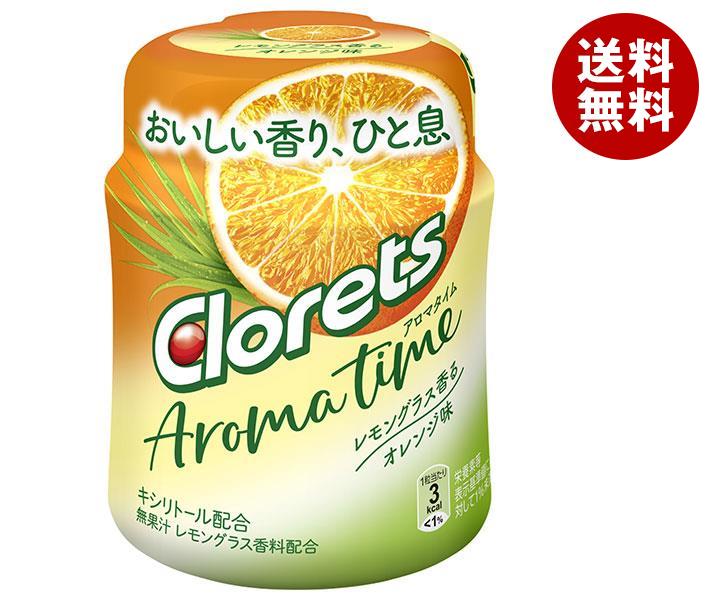 モンデリーズジャパン クロレッツアロマタイムレモングラス香るオレンジ味ボトル 121g＊6個入