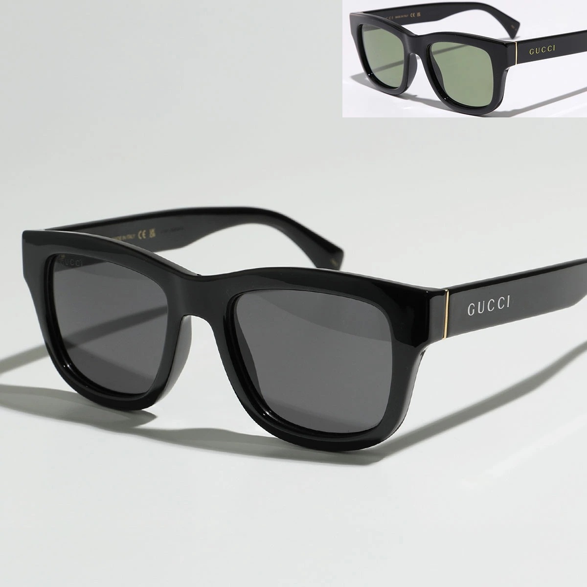 GUCCI グッチ サングラス GG1135S レディース ウェリントン型 フルリム 眼鏡 メガネ ロゴ セルフレーム アイウェア カラー3色