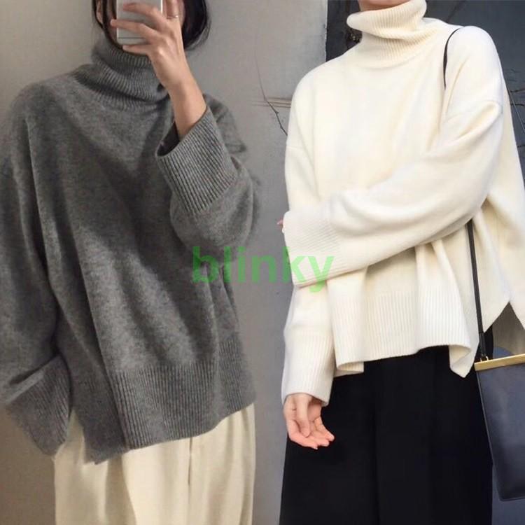 ニットセーター ハイネック 厚手 ゆったり レディース ニット セーター タートルネック お洒落 秋冬 トップス 通勤 暖かい おしゃれ カジュアル
