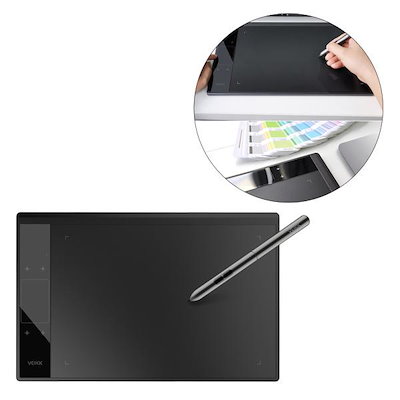 Office Art Digital 10 x6インチラージグラフィックス描画タブレットバッテリー不要のペンメモ帳Windowsギフトと互換 8,973円