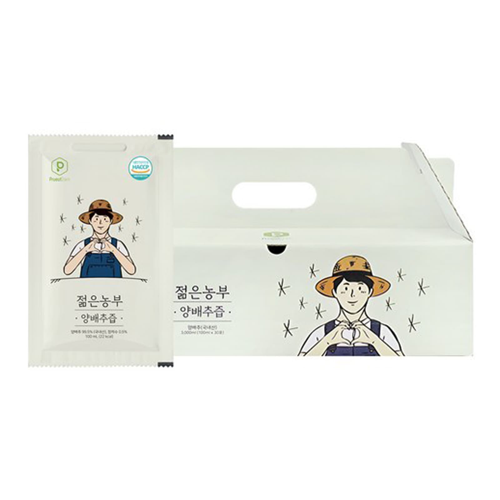 プルッダム 若い農夫 キャベツジュース 100ml X 30包