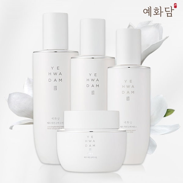 限定セールをすべて Qoo10] ザフェイスショップ 純白水液/乳液 木蓮 済州 イェファダム 乳液・ミルク