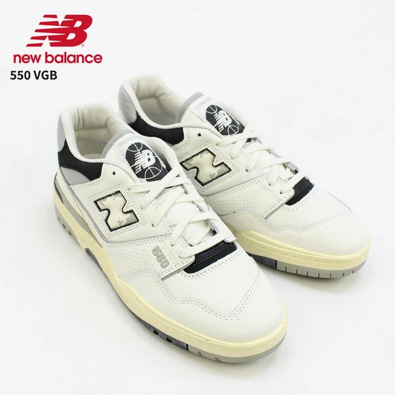 ニュー バランス New Balance 550 VGB BB550 White/Grey バスケットボール シューズ スニーカー [CC]