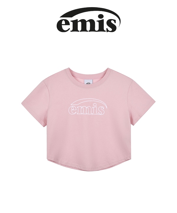 【emis】CHAIN STITCH T-SHIRT ★送料・関税込★大人気★ CHAIN STITCH T-SHIRT-WHITE/BLUE - EMIS