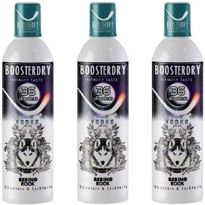 BOOSTERDRY 　ブースタードライベリング　3本セット　　ロック　ウォッカ 350ml/ CLUB/パーティー/飲み会/イベント