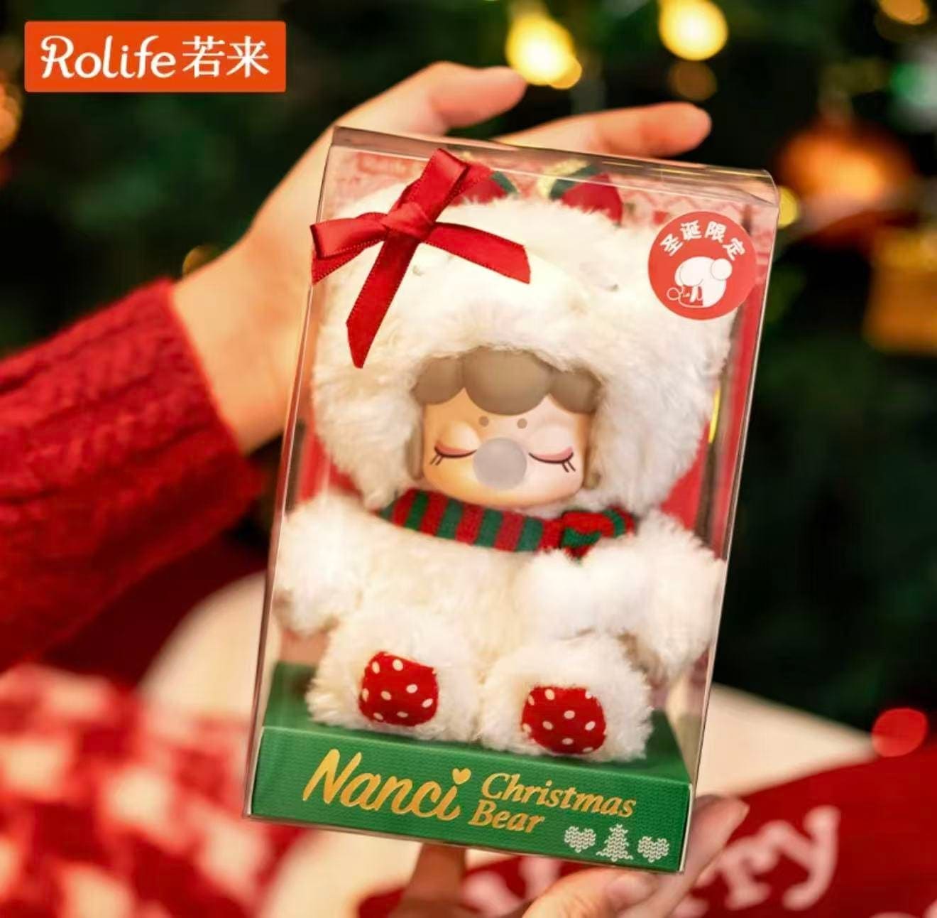 公式正規品 Nanci（ナンシー）クリスマスベアキーホルダー ぬいぐるみドールフィギュア おもちゃ 誕生日 プレゼント ギフト