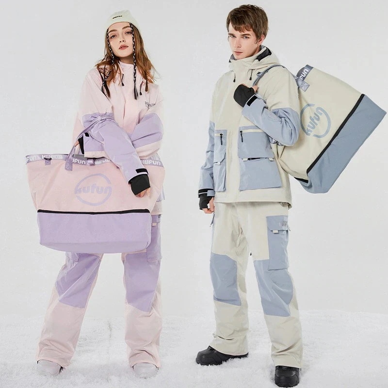 【急速出荷!】スノーボードケース トートバッグ 大容量 スノーボードウェア 靴 板 ヘルメット ブーツ スノーボード用品収納 登山バッグ 旅行バッグ 韓国風 防水 防雪 スノーボードバッグ 手提げ 肩