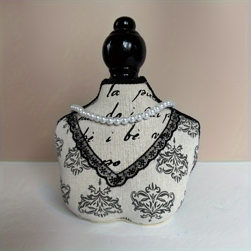 ネックレス スタンド モノトーン ヴィンテージ調 おしゃれ かわいい 北欧 アクセサリー ジュエリー ショップ ディスプレイ ギフト 4-7