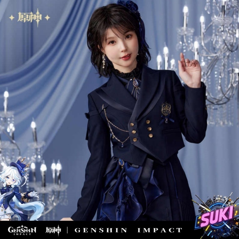 【プロ品質を極める!】原神 グッズ / フリーナ インプレッションシリーズ / スーツ トップス / Genshin Impact Furina 芙宁娜 げんしん コスプレ