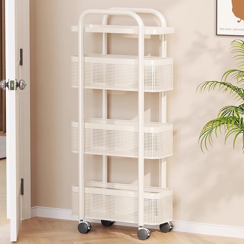 移動可能なドアバスルームの背後にある超薄い収納ラック多層床スタンドジョイントとジョイントラック家庭用デブリ貯蔵庫