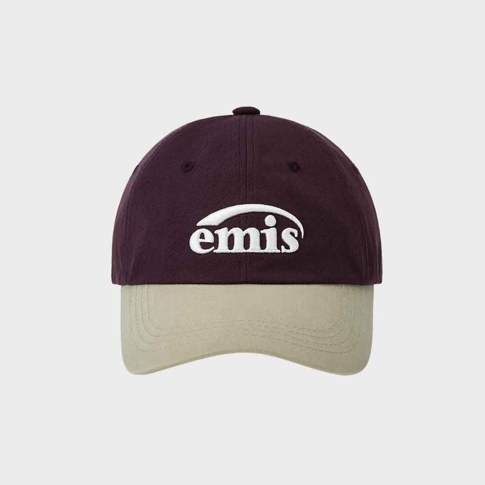 IMIS ニューロゴミックスボールキャップ (リニューアル)-ベージュ/ワイン
