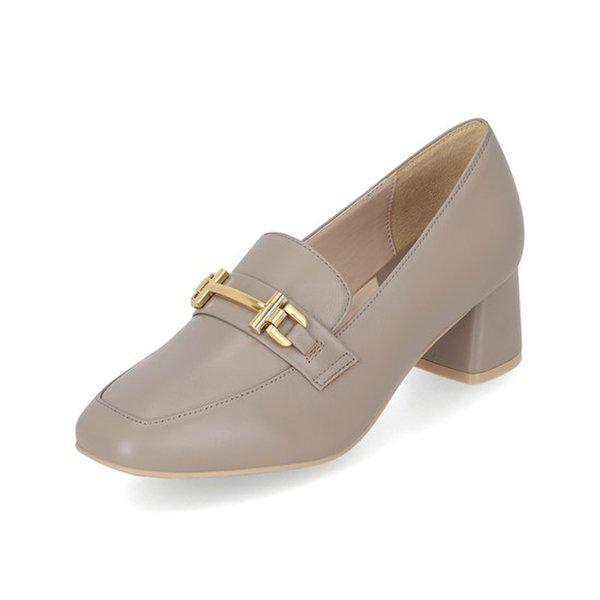 女性ラムスキンクラシックローファーヒール5cm LCWD42U539 TP