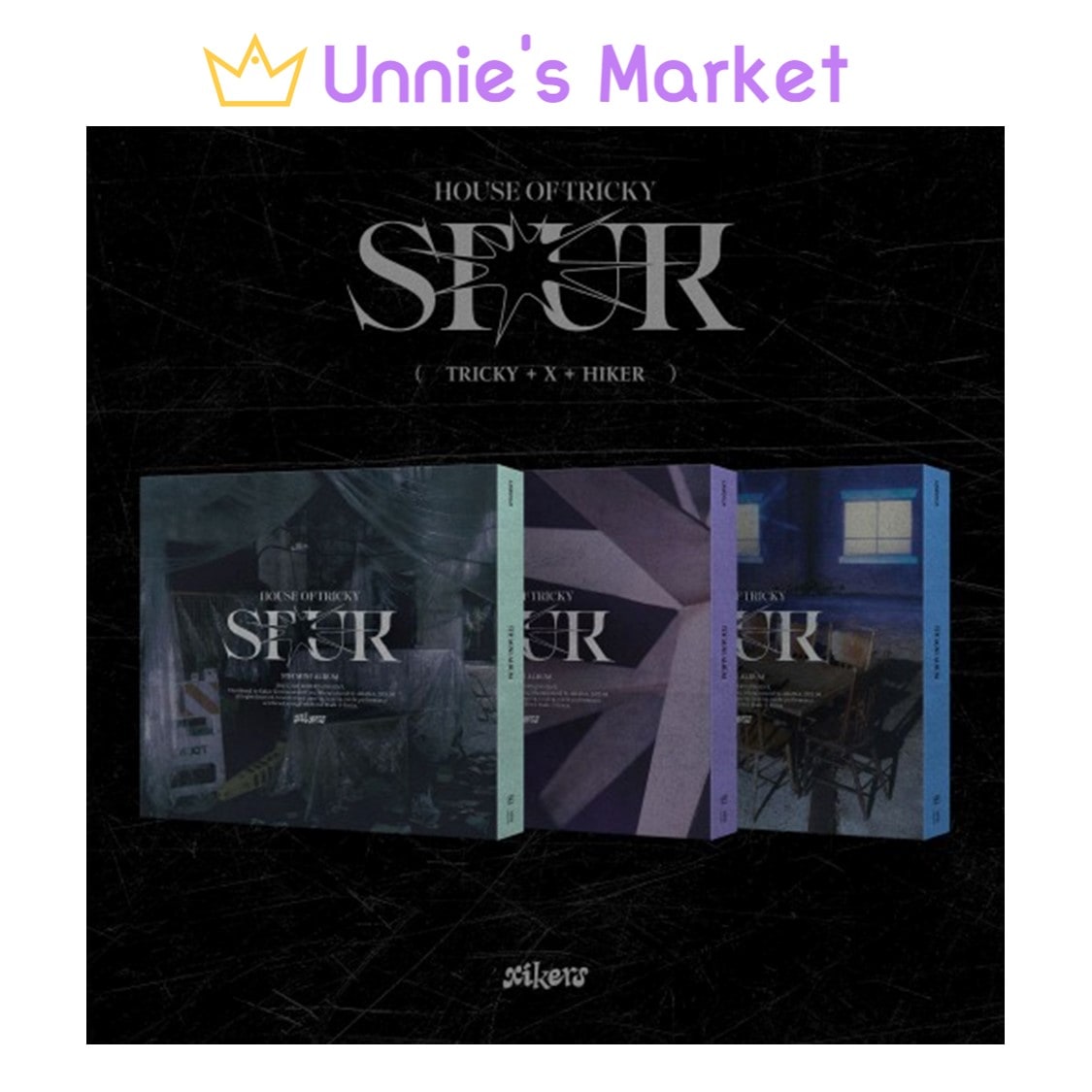 [SET] xikers [HOUSE OF TRICKY SPUR] 5TH MINI ALBUM (TRICKY ver. X ver. HIKER ver.)