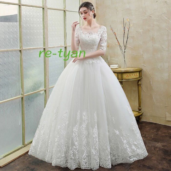 ウェディングドレス ロングドレス 格安イブニングドレス 披露宴二次会結婚式 イベント 演奏会発表会