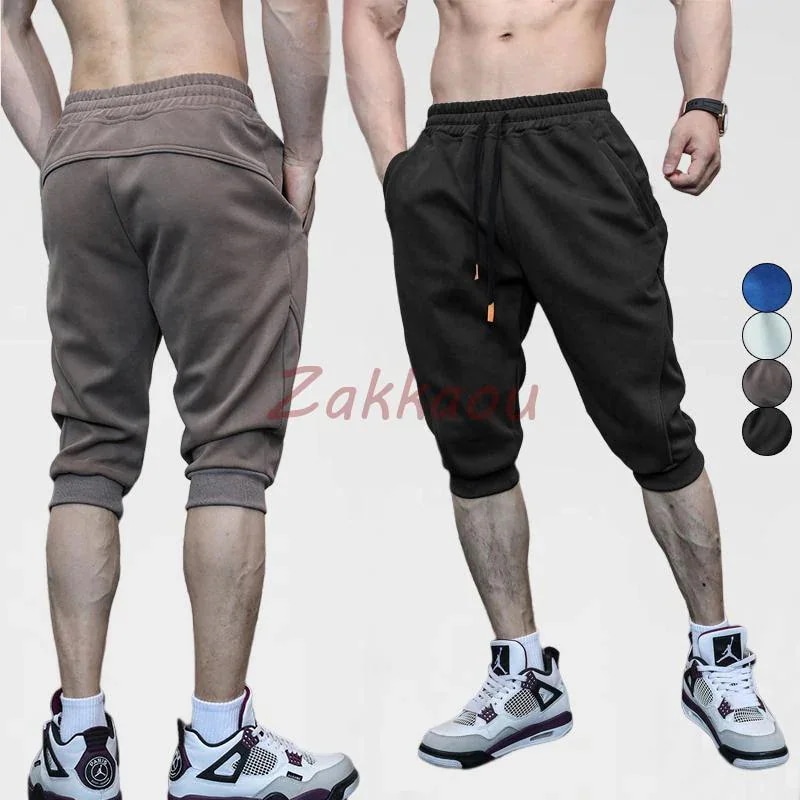 7分丈 ジョガーパンツ イージーパンツ OFF激安本日限定メンズ カジュアル 裾リブ スウェットパンツ ズボン 無地 30% クロップドパンツ 物 ジャージ ウエストゴム 無地 6,331円