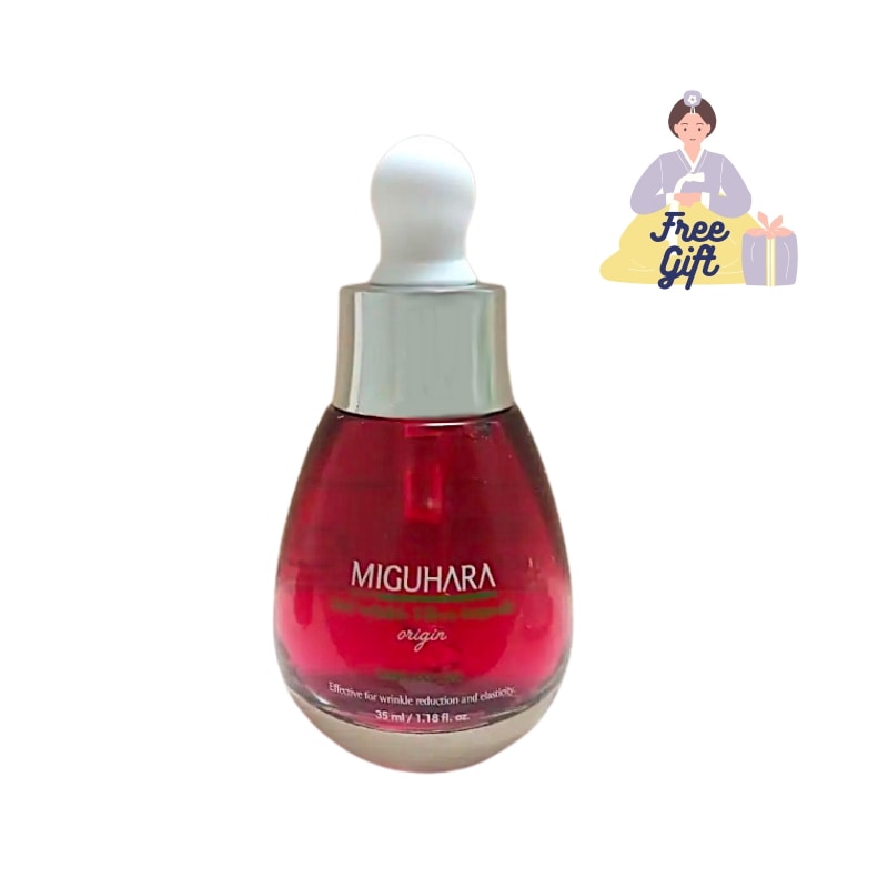 [MIGUHAR A] アンチリンクル エフェクトアンプル オリジン 35ml　/しわ防止/美容液/弾力ケア/コラーゲン/アデノシン/オイルフリー