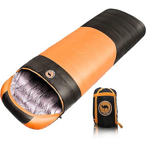 寝袋 冬用 シュラフ 封筒型 快適温度-15℃-10℃ 2.3kg 防水保温 軽量 コンパクト2色