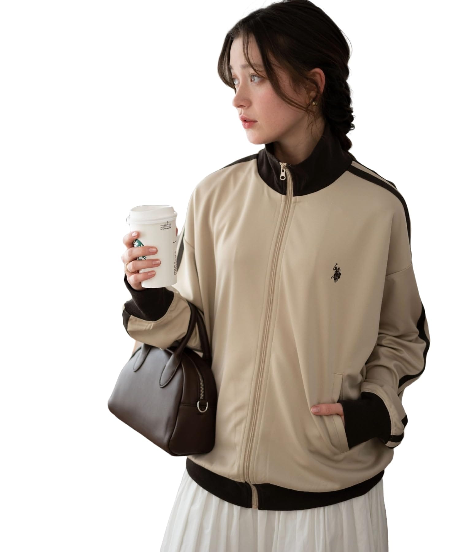 [ウィゴー] U.S. POLO ASSN. ライン トラックジャケット アウター ジャケット スポーツ ストリート 服 トップス トップス ギフト プレゼント 春服 ダンス 春 夏 秋 冬 メンズ