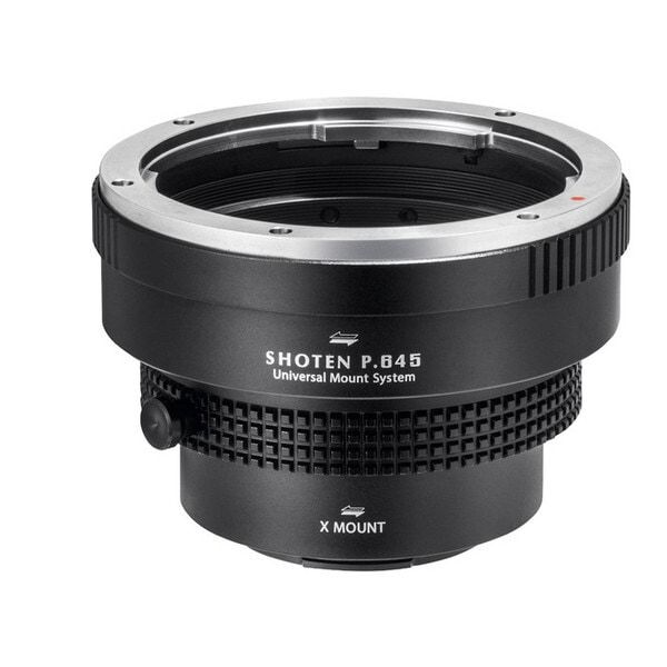 SHOTEN P645-FX-U UMSシリーズ マウントアダプター (ペンタックス645(DAレンズ対応)マウントレンズ 富士フイルムXマウント変換 絞りリング付き)