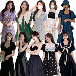 夏新入荷 ワンピース バーゲンセール 夏服 ロングワンピース韓国ファッション限定発売ドレス韓国