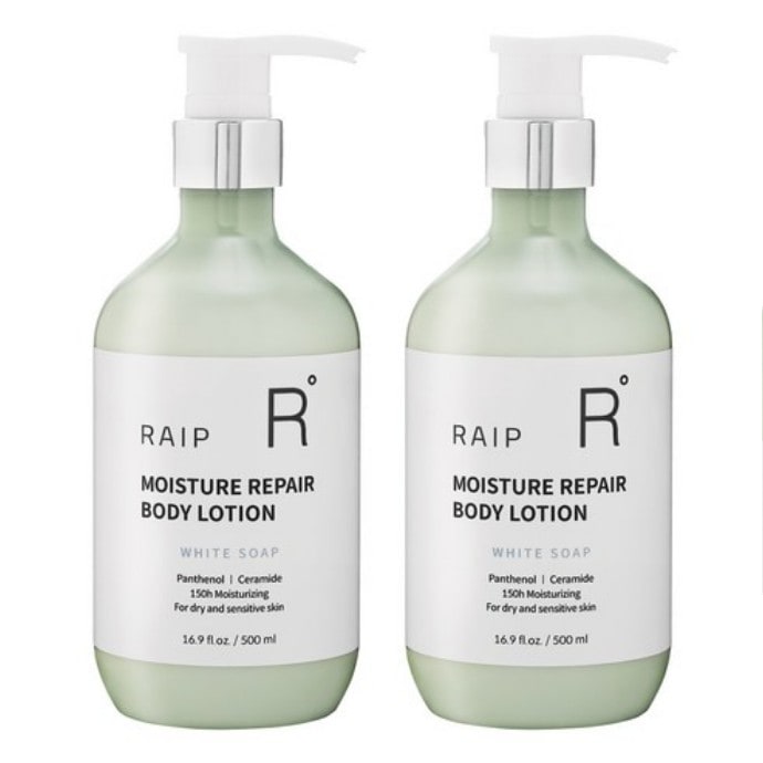 モイスチャー リペア ボディローション White Soap 500ml x 2個 (鎮静/弾力/保湿/栄養供給/活力/しわ防止)