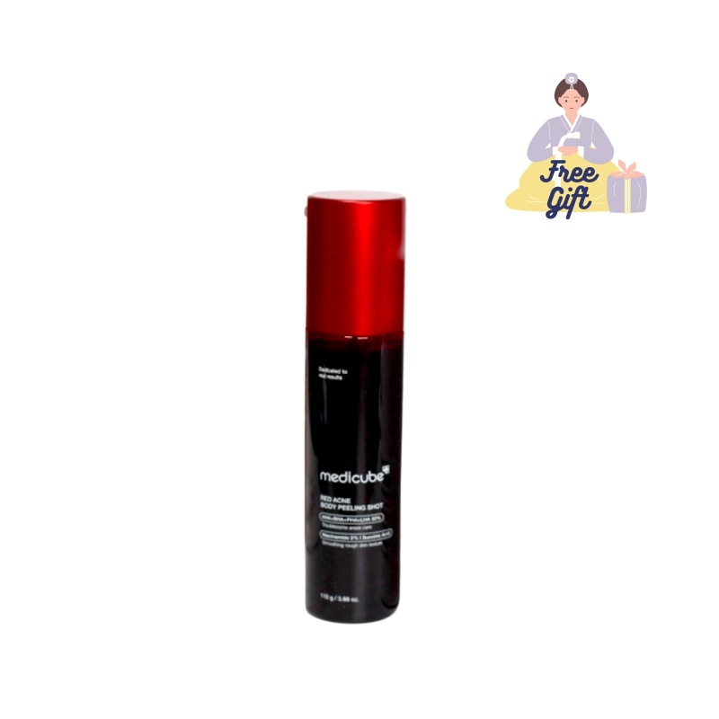 体ニキビ ボディピーリングショット110g　Red AcneBody Peeling 赤ニキビ/レッドアクネ/背中ニキビ/背中トラブル/AHA/PHA/LHA/BHA/ナイアシンアミド/ボディミスト