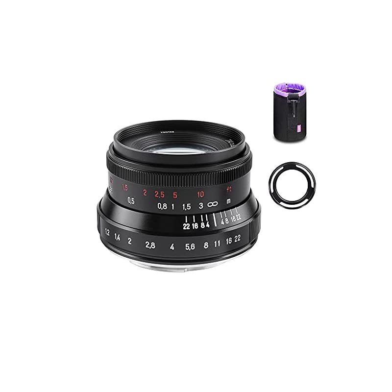 35mm F1.2 V2.0 交換レンズ FujiXマウント用 手動フォーカス 単焦点レンズ ボケ味
