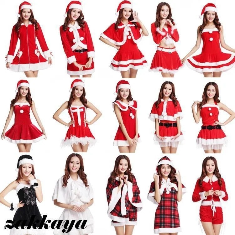 クリスマス 衣装 レディース サンタ コスプレ サンタクロース衣装 パーティードレス 仮装 コスチューム マント ポンチョ 可愛い 長袖 イベント
