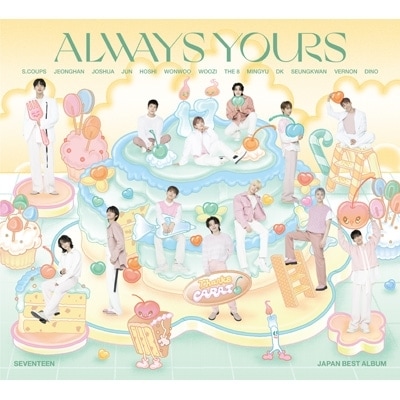 シリアル封入 HMV特典カード付き SEVENTEEN JAPAN BEST ALBUM「ALWAYS YOURS」 初回限定盤C (2CD+52P PHOTO BOOK) 新品未開封