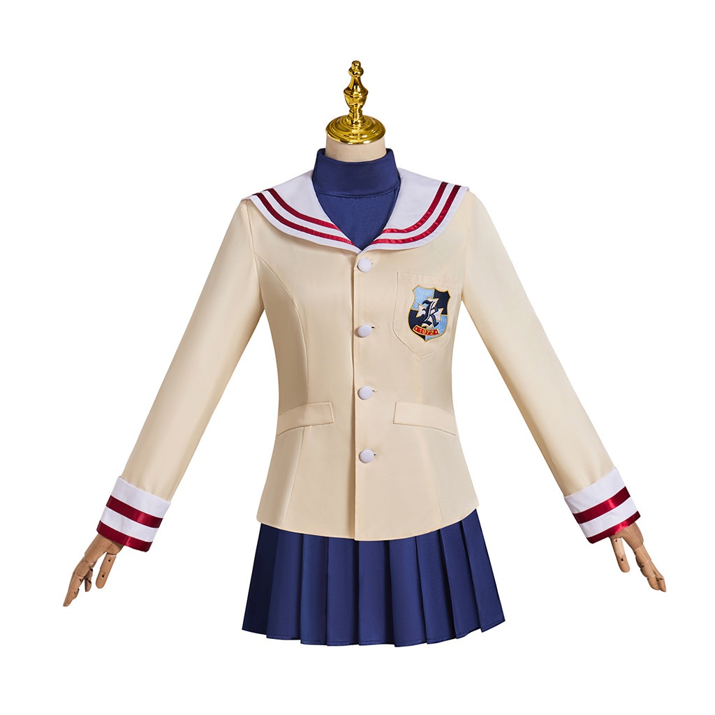 光坂高校制服 コスプレ衣装 - 『CLANNAD』古河渚・藤林杏・団子大家族 コスチューム