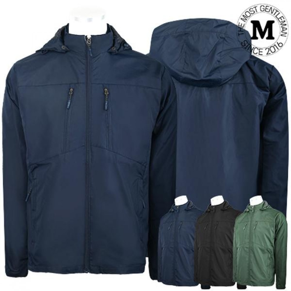 (Most Gentleman) WFA24 ウィンドブレーカーフードジャンパーメンズウィンドブレーカージャケットワークウェアハイキングスーツアウトドアビッグサイズグループ