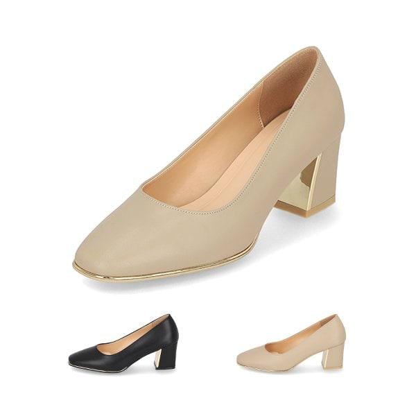マッツ女性スクエアシェイプパンプス6cm LCWD11M313