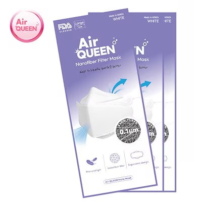 【公式販売店】ナノマスク ホワイト 100枚 個包装 / ナノフィルター 韓国マスク 立体マスク 小顔マスク ウイルス 花粉対策
