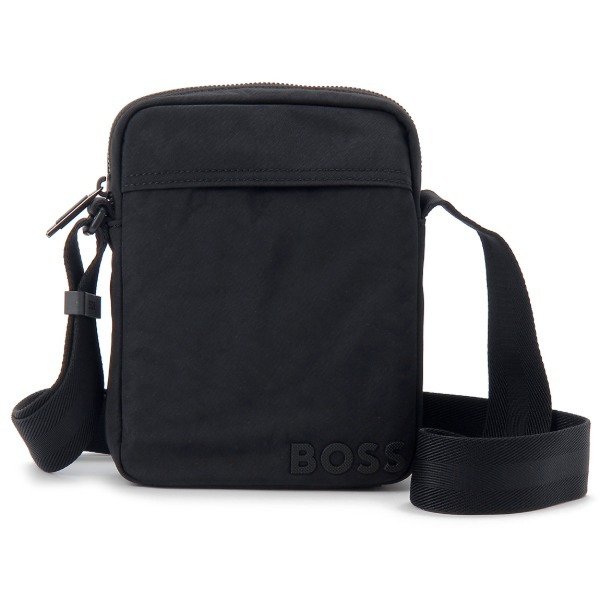 HUGO BOSS ヒューゴボス ショルダーバッグ ブラック 50558163 001 SHOULDER BAG BLACK 並行輸入品