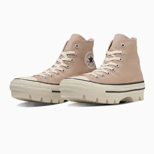メンズ レディース オールスター チャンク ハイカット 厚底 CHUNK HI ベージュ スニーカー