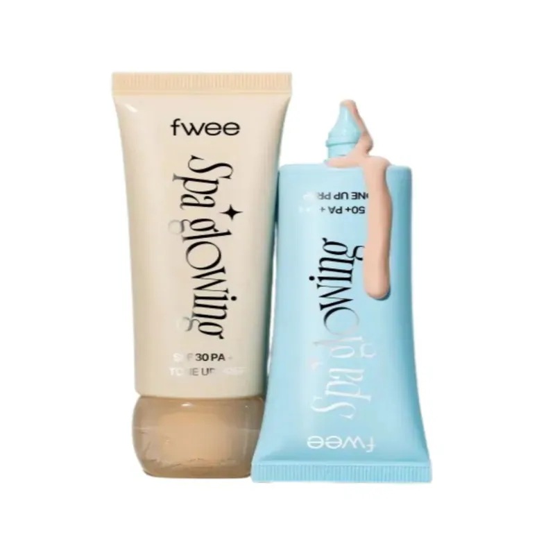【TWICEナヨン愛用・NEW】Fw*ee スパグローイング UVトーンアップベース 35ml 2種セット (ツヤ/水光)日焼け止め・化粧下地・トーンアップ・韓国コスメ