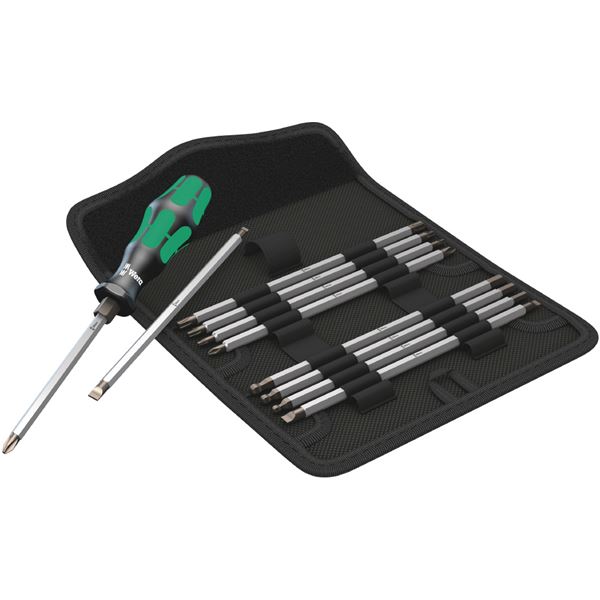WERA ヴェラ ハンドホルダーとブレードが付属した バリオ 11点セット 002990 工具 ツール DIY 作業工具 道具