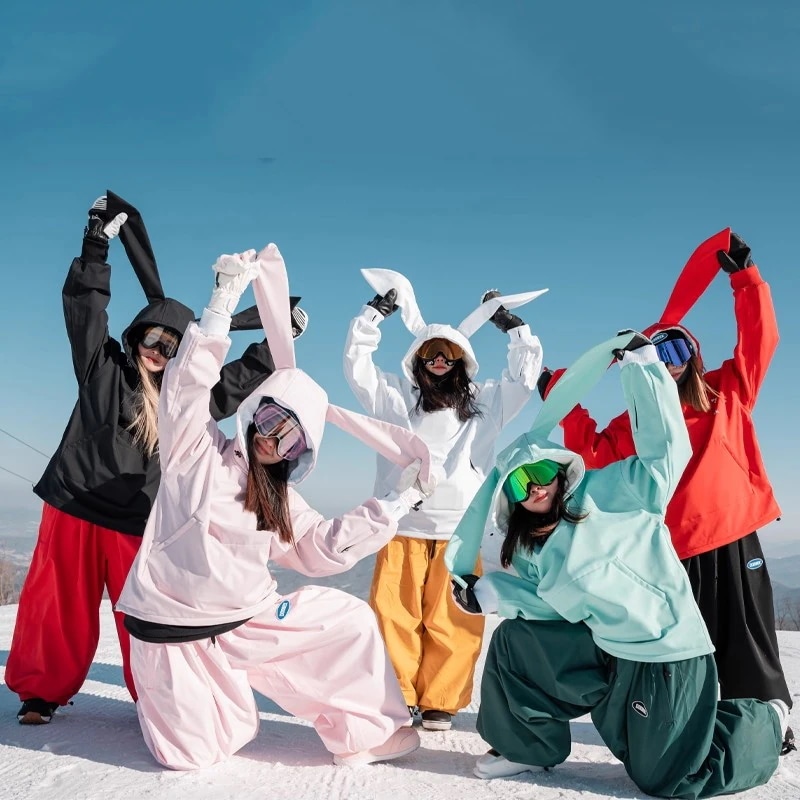 スノボウェア 20色 2025 2026 耐水圧15000mm 上下セット ジャケット パンツ パーカー 韓国風 メンズ レディース スノーボードウェア スノーウェア スキーウェア 黒白紫緑青黄色赤