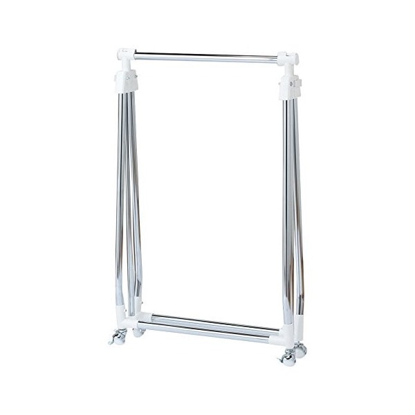 ファミリーライフ 伸縮自在軽量ハンガーラック (03136) メーカー直送