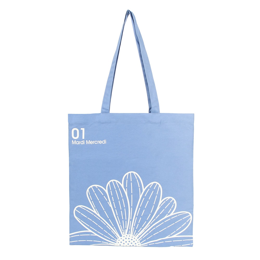 バッグ トートバッグ MFK52VCR004 BLUWHT A4対応 花柄 韓国 レディース 新作