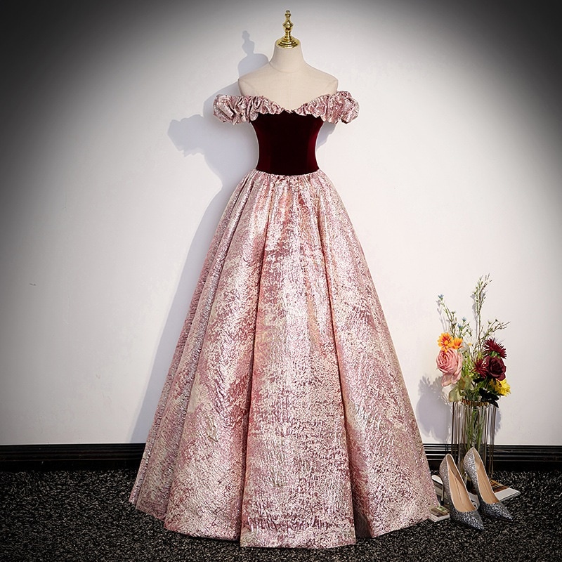 上級センス芸術試験用春新郎新婦用ワンショルダードレスベルカントソロドレス継ぎ接ぎロングスカート