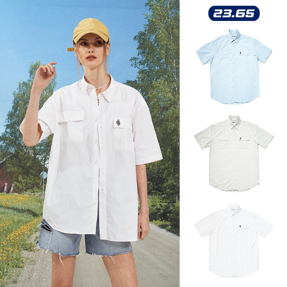 [23.65] LOGO POCKET SHIRT
