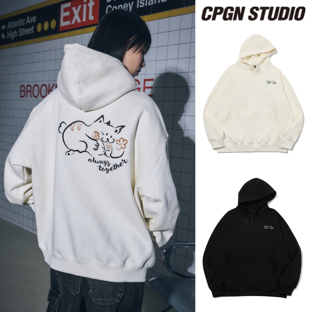 【CPGN STUDIO】 Always together Embroidered Hoodie
